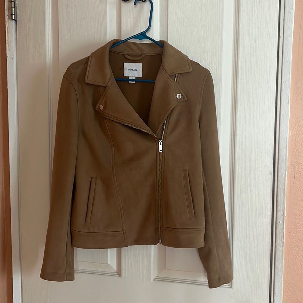 Khaki brown old navy trendy jacket